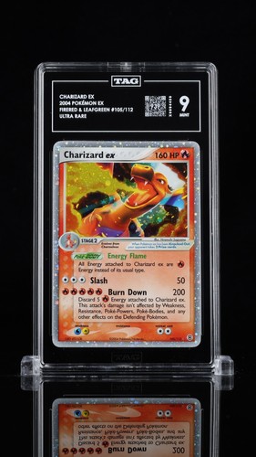 Charizard ex graded TAG 9 for sale on eBay