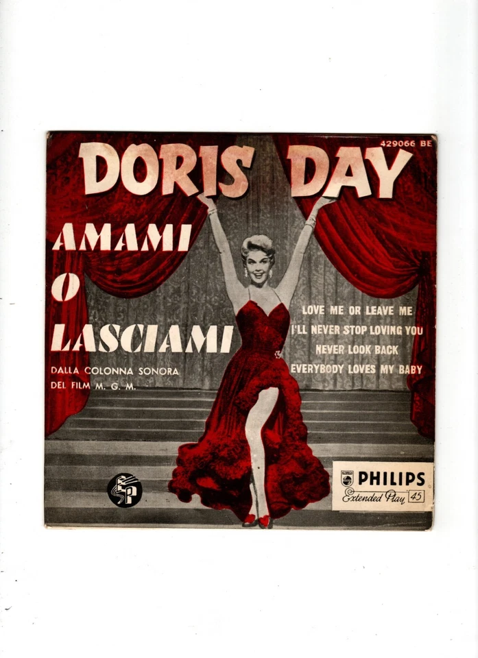 DORIS DAY - AMAMI O LASCIAMI (LOVE ME OR LEAVE ME) + 3. UK 1955 ORIG 7" EP. VG+ - Image 2 of 4