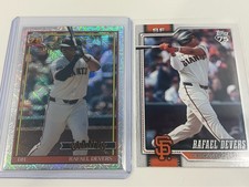 Rafael Devers 2026 Topps Series 1 Silver Pack Mojo 1991 Refractor 91C-26 Giants