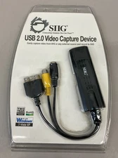 SIIG USB 2.0 Video Capture Device - Capture VHS and Record to DVD JU-AV0012-S1