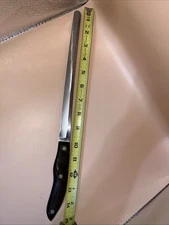 Cutco 1024 Bread Knife 9.5” Blade Brown Marble Handle Vintage