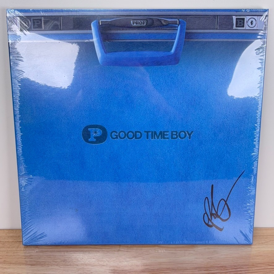 Prof SEALED Autographed First Pressing Good Time Boy 2LP Vinyl Red Yellow Color
