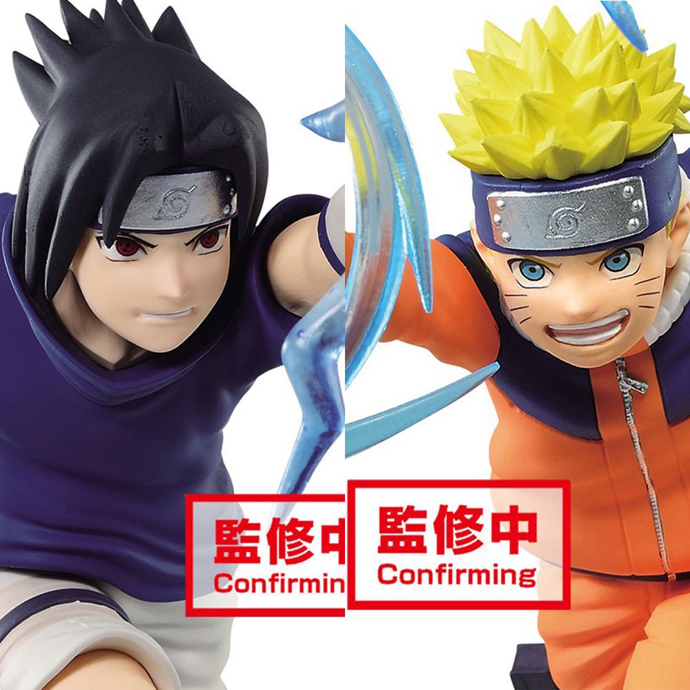 Pack Figurines Sasuke Uchiha & Naruto Uzumaki Effectreme aux détails sculptés haute fidélité