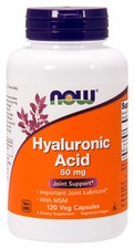 NOW Supplements - Hyaluronic Acid 50 mg 120 Veg Capsules