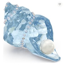 Statuina Swarovski Idyllia SCS conchiglia e cristallo perlato nuova con scatola #5690545