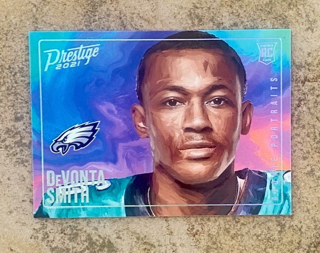 2021 Panini Prestige RP-12 Devonta Smith Rookie Portraits RC Rookie Card Eagles