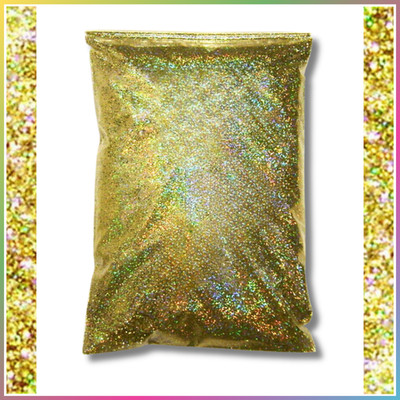 1/2 lb Gold Jewels Holographic Metal Flake .015'' Medium Holo Additive (227g)