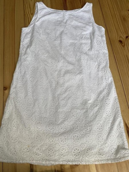 Women The White Company Dress White Cotton S