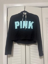 pink cropped sweatshirt