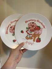 Set of Vintage Strawberry Shortcake Plates