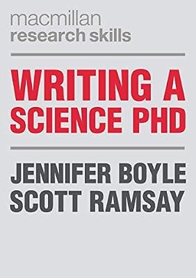 Writing a Science PhD: 7 (Macmillan Research Skills), Boyle, Jennifer, Used; Ver