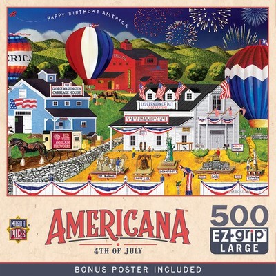 MasterPieces - Americana - 4th of July 500 Piece EZ Grip Jigsaw Puzzle