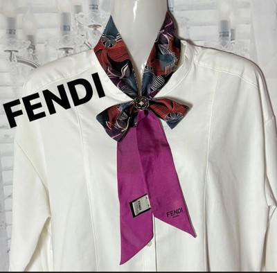 FENDI Lappy Ribbon Scarf From Japan