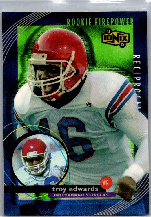 1999 UD Ionix #R79 Troy Edwards Reciprocal