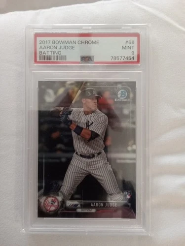Aaron Judge 2017 Bowman Chrome Rookie Card Psa 9