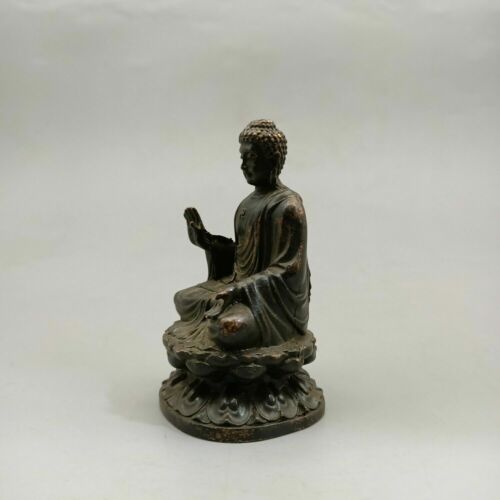 Chinese Tibet Buddha Bronze statue Buddha of Nepal old copper statue - Picture 3 of 9