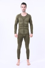 Men Long Sleeve Sports suit Compression Shirt for Athletic Running Sport Workout
