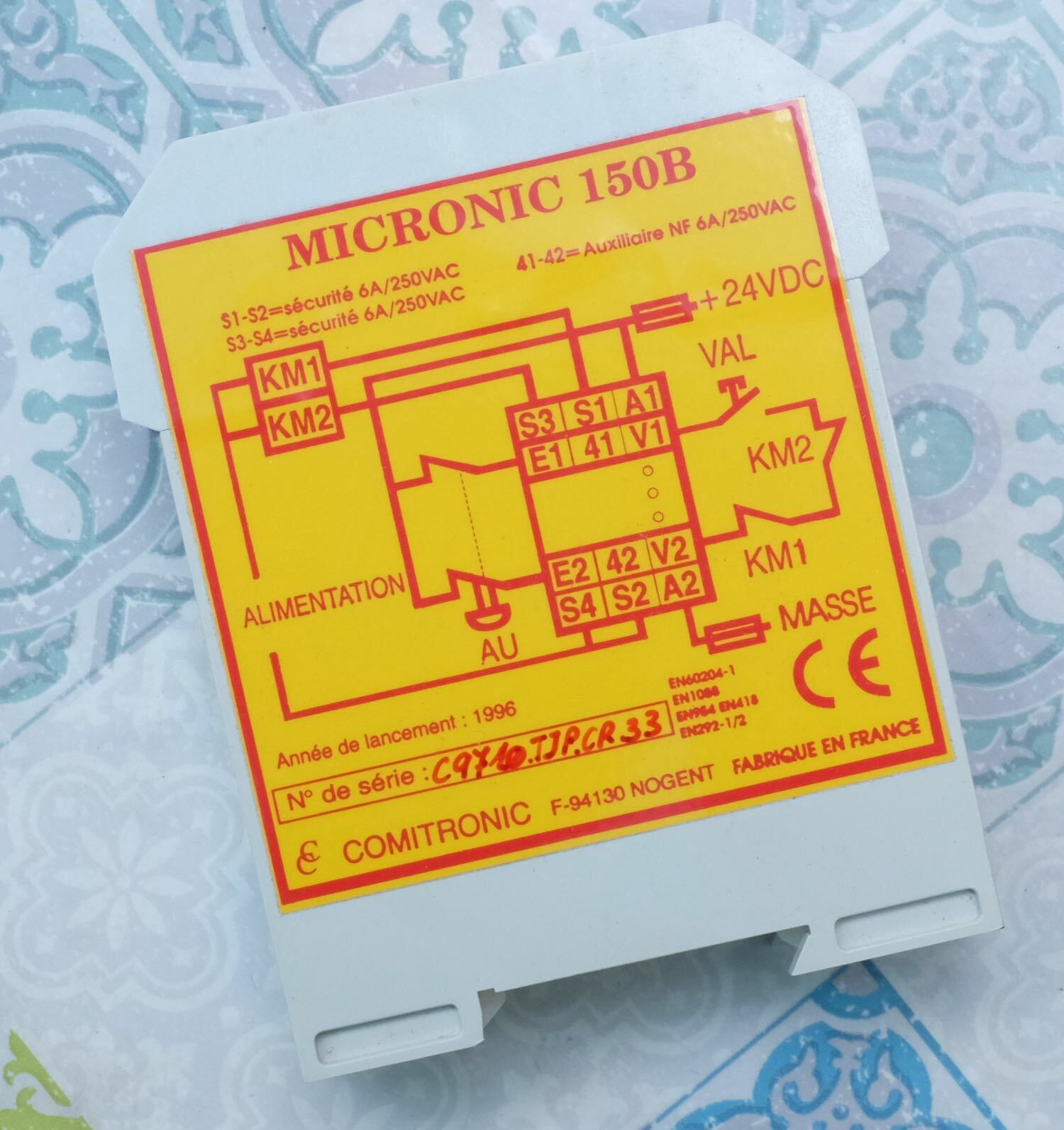 Relais de sécurité 24VDC Comitronic BTI Micronic 150B automatisme