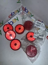 Imperial 2.5" Reflectorized, Incandescent, Red Round, 1 Bulb, M/C (Pkg Of 7 )