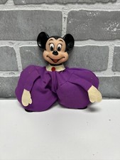 Vintage 60  s Walt Disney Minnie Mouse Bean Bag Doll Made in Japan Mid-Century