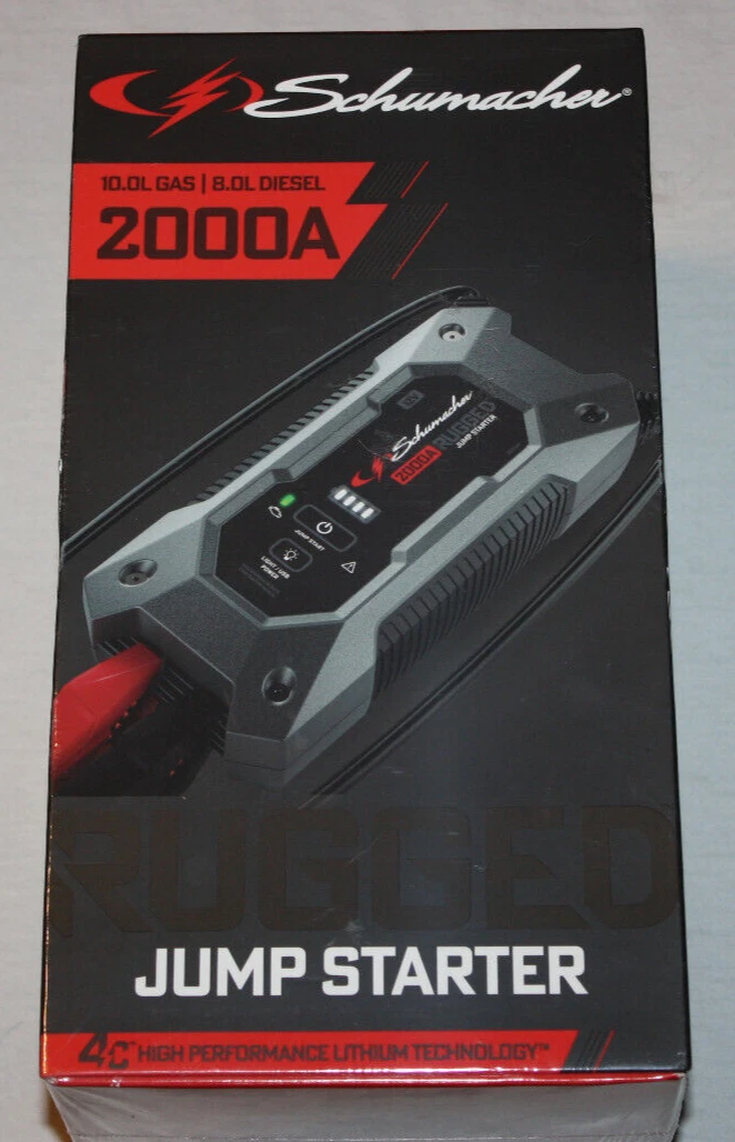 2500A Rugged Lithium Jump Starter Schumacher Electric, 55 OFF