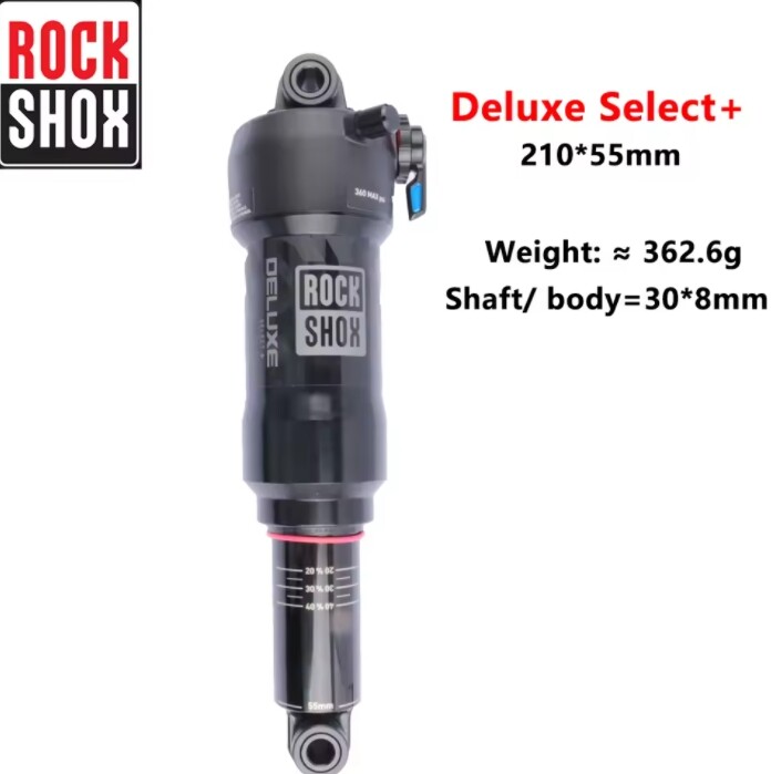 ROCKSHOX DELUXE SELECT+ 210x55 ロックショックス ROCKSHOX Super Deluxe Select+ Rear Shock Absorber MTB 210x55