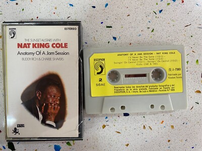 NAT KING COLE  ANATOMY OF A JAM SESSION CINTA CASSETTE TAPE