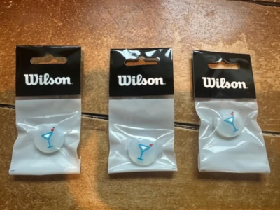 WILSON Tennis Lot of 3 Emoti-Fun Vibration Dampeners Martini Glass (NEW) | eBay WILSON Tennis Lot of 3 Emoti-Fun Vibration Dampeners Martini Glass (NEW) | eBay