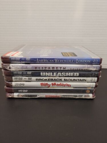 HD DVD Lot of 7 BRAND NEW SEALED Movies - Brokeback/Troy/Unleashed/Four Brothers - Picture 1 of 2