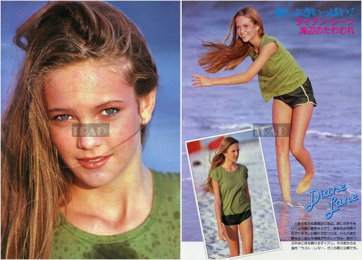 DIANE LANE Leggy 1981 JPN Picture Clipping 2-SHEETS(3pgs) ob/t | eBay
