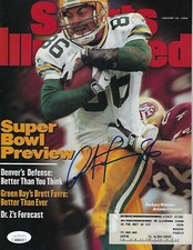PACKERS Antonio Freeman signed Sports Illustrated magazine 1998 JSA COA AUTO SI