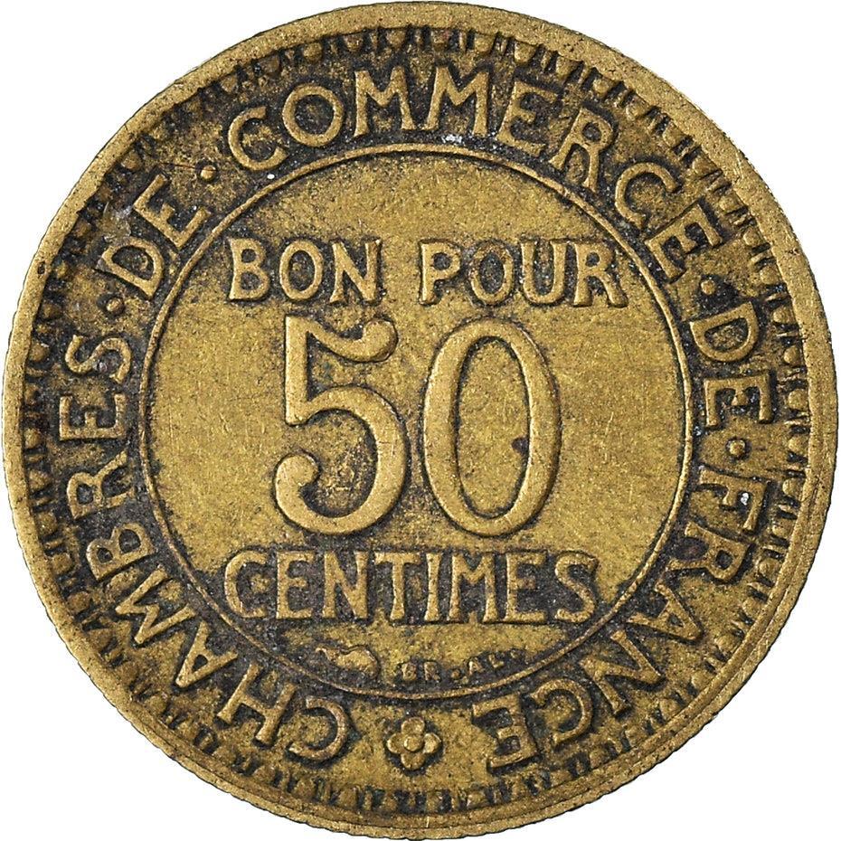 French Coin 50 Centimes Chambers of Commerce | France | 1920