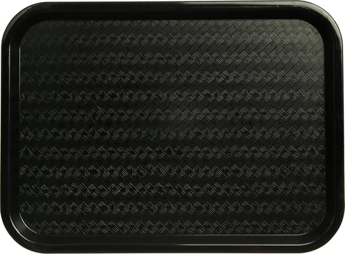 12" x 16" schwarz Fast Food Tablett Foodservice Produkte CT121603 Café für Cafeteria - Bild 8 von 10