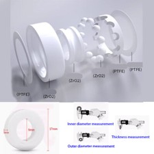 ZrO2 Zirconia Double Sealed Full Ceramic Ball Bearing 2RS Resistant Corrosion