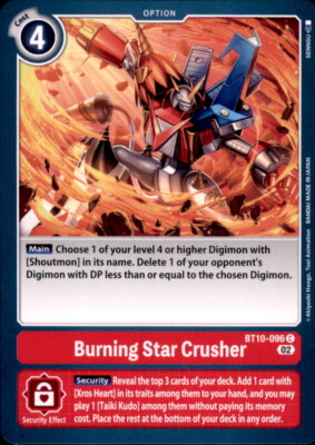 Digimon BT10-096 - Burning Star Crusher - Common