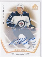 2021-22 SP Authentic Hockey Nikolaj Ehlers Limited Auto