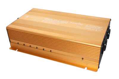 Wechselrichter 2500 Watt 12V zu 230V Reiner Sinus Spannungswandler NP USB 0%