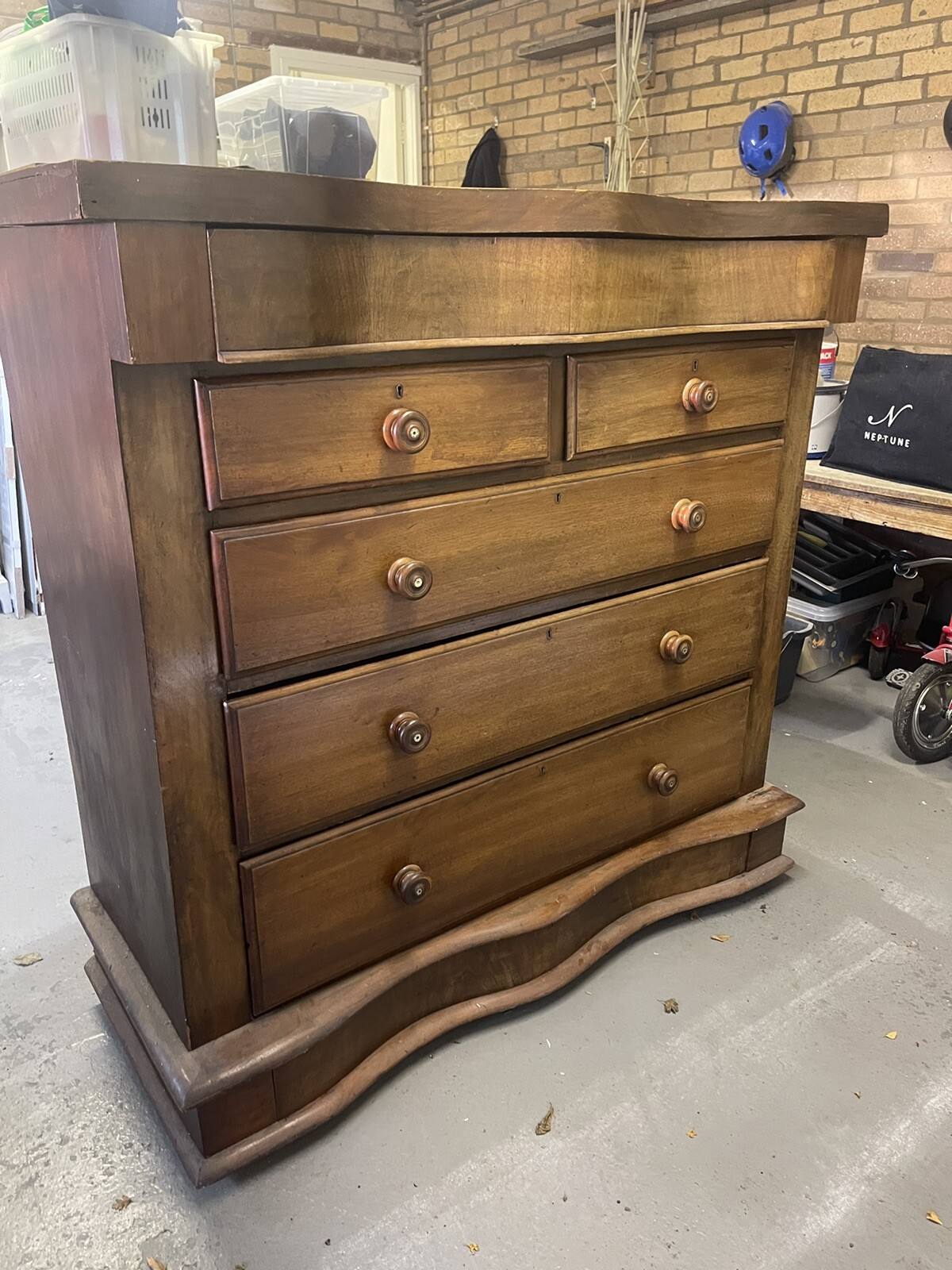antique Large chest of drawers eBay