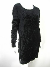BCBGENERATION BCBG SAMPLE NWT LONG SLEEVE DRESS M MEDIUM SOLID BLACK 