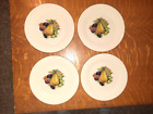 Set of 4 Lenox Special 8-1/8" Salad Plates, with Pears & Other Fruits