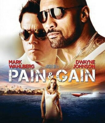 PAIN & GAIN Blu-ray + DVD  Mark Wahlberg Dwayne Johnson Anthony Mackie Brand New