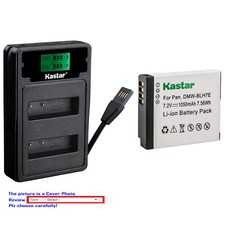 Kastar Battery LZD2 USB Charger for Panasonic DMW-BLH7 Panasonic DMC-LX15 Camera