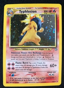 Typhlosion 17/111 – Neo Genesis - Holo Rare – NM/Mint – Unlimited