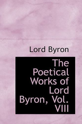 Poetical Works of Lord Byron by George Gordon Byron (2008, Trade ...