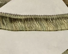 VVNT32Upholstery Fringe Brush Buillion Trim Chainette Window Skirts 2 inch 18 Yd