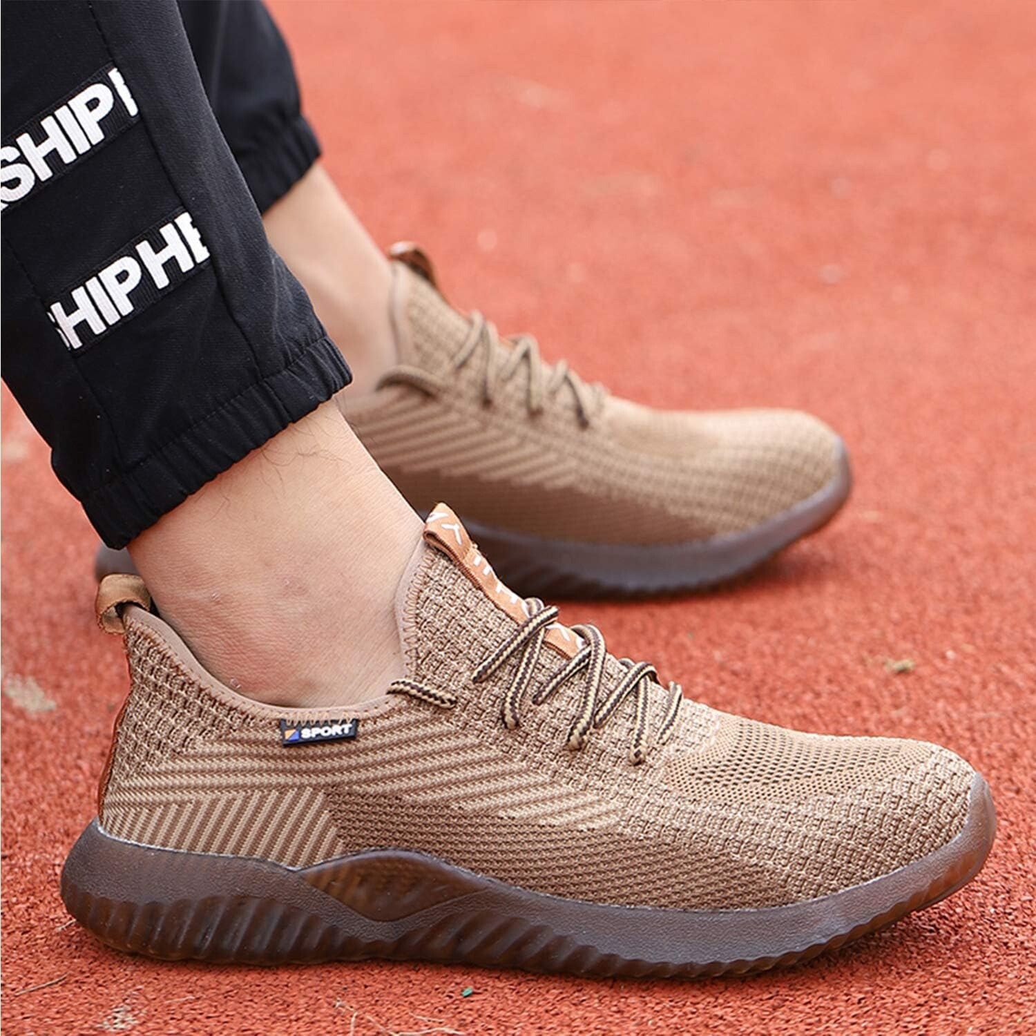 SUADEX Unisex Steel Toe Shoes Indestructible Work Safety Sneakers Composite Toe