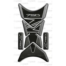 Tank Pad mod. "Shark" gray/black for Kawasaki Z750