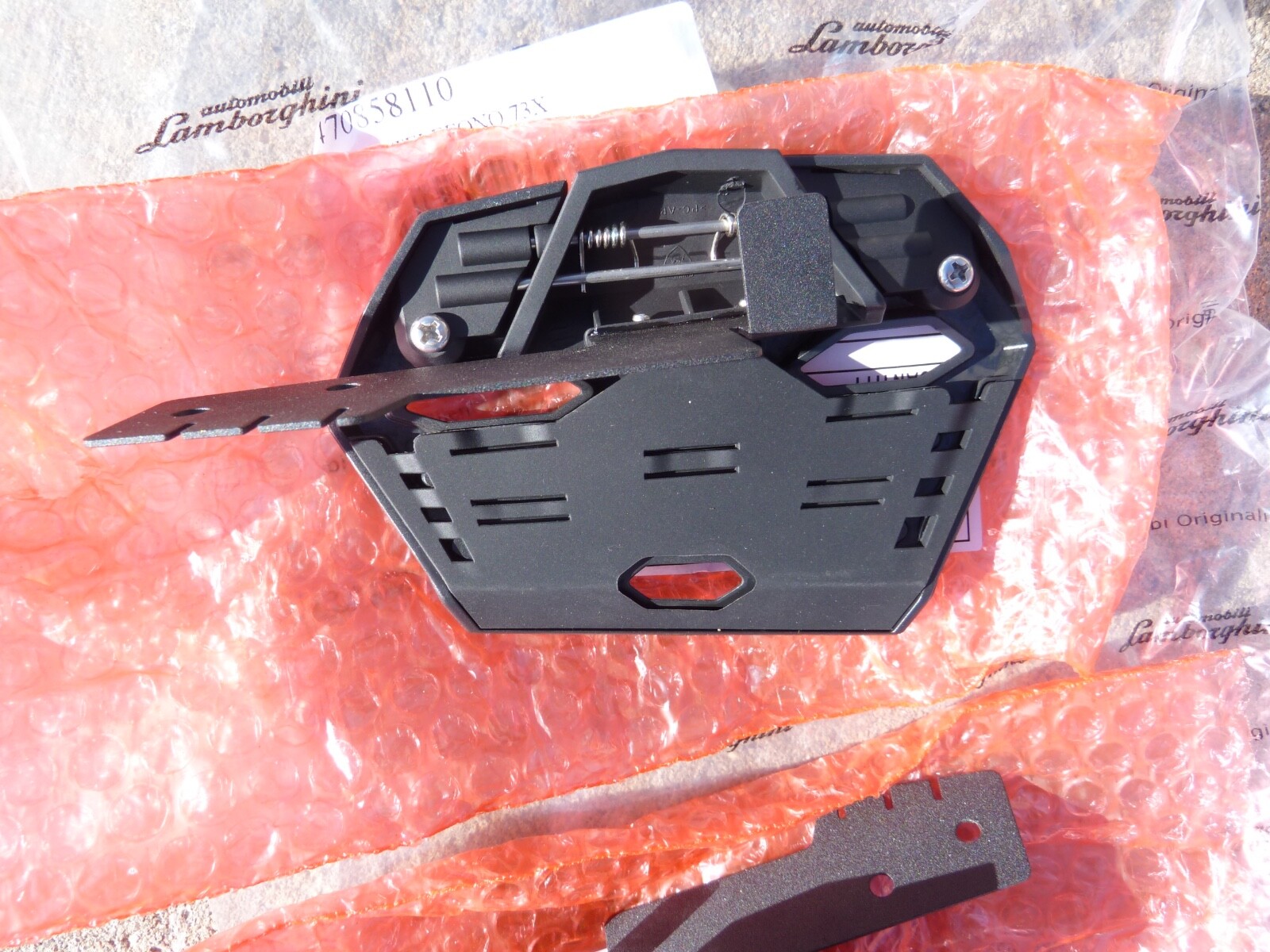 Lamborghini Aventador OEM LHD Cell phone Holder Bracket 73X Factory Accessory