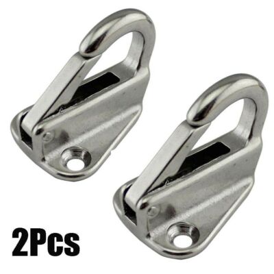 2stk Marine Fenderhaken 316 Edelstahl Schnapp Fenderhaken Für Boots Yacht Boat