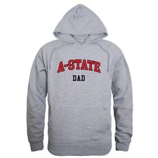 Arkansas State University Wolves A-STATE NCAA College Dad Hoodie Sweatshirt